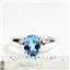 SR058, Swiss Blue Topaz, 925 Sterling Silver Ring