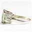 SR221, Green Amethyst, 925 Sterling Silver Ring