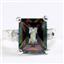 SR221, Mystic Fire Topaz, 925 Sterling Silver Ring