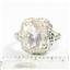 Sterling Silver Ladies Ring, Rose Quartz, SR009