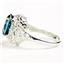 Sterling Silver Ladies Ring, Paraiba Topaz, SR009