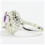 Sterling Silver Ladies Ring, Mercury Mist Topaz, SR009