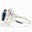 Sterling Silver Ladies Ring, London Blue Topaz, SR009