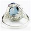 Sterling Silver Ladies Ring, London Blue Topaz, SR009