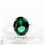Sterling Silver Ladies Ring, Russian Nanocrystal Emerald, SR055