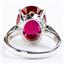 Created Ruby, 925 Sterling Silver Ladies Ring, SR055