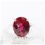Created Ruby, 925 Sterling Silver Ladies Ring, SR055