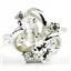 SR016, Silver Topaz, 925 Sterling Silver Ladies Ring