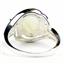 SR021, Mother Of Pearl, 925 Sterling Silver Ladies Ring