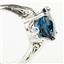 Sterling Silver Ladies Ring, Neptune Garden Topaz, SR055