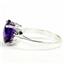 Sterling Silver Ladies Ring, Amethyst, SR055