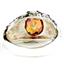 925 Sterling Silver Men's Nugget Ring, Twilight Fire Topaz, SR168