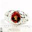 925 Sterling Silver Men's Nugget Ring, Twilight Fire Topaz, SR168