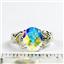 SR243, Mercury Mist Topaz, 925 Sterling Silver Ladies Ring