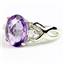 SR243, Amethyst, 925 Sterling Silver  Ladies Ring