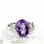 SR243, Amethyst, 925 Sterling Silver  Ladies Ring