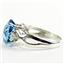 SR243, Swiss Blue Topaz, 925 Sterling Silver Ladies Ring
