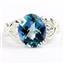 SR243, Neptune Garden Topaz, 925 Sterling Silver Ring