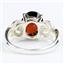 SR243, Mozambique Garnet, 925 Sterling Silver Ladies Ring