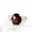 SR243, Mozambique Garnet, 925 Sterling Silver Ladies Ring