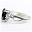 SR243, Created Blue Sapphire, 925 Sterling Silver Ladies Ring