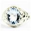 Sterling Silver Ladies Ring, Aquamarine, SR004