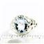 Sterling Silver Ladies Ring, Aquamarine, SR004