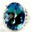 SR291, Neptune Garden Topaz, 925 Sterling Silver Ladies Rings