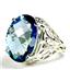 SR291, Neptune Garden Topaz, 925 Sterling Silver Ladies Rings
