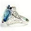 SR291, London Blue Topaz, 925 Sterling Silver Ladies Ring