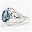 London Blue Topaz, 925 Sterling Silver Ladies Ring, SR111