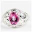 Pure Pink Topaz, 925 Sterling Silver Ring, SR111