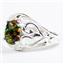 Created Black Opal, 925 sterling silver Ring, SR111,