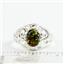 Created Black Opal, 925 sterling silver Ring, SR111,
