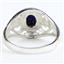 Created Blue Green Opal, 925 Sterling Silver Ladies Ring, SR111,
