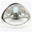 Swiss Blue Topaz, 925 Sterling Silver Ring, SR111