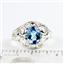 Swiss Blue Topaz, 925 Sterling Silver Ring, SR111