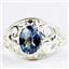 Neptune Garden Topaz, 925 Sterling Silver Ladies Ring, SR111