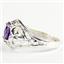 925 Sterling Silver Ladies Ring, Amethyst, SR111
