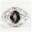 Mystic Fire Topaz, 925 Sterling Silver Ladies Ring, SR111