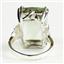Sterling Silver Ladies Ring, 18x13mm Green Amethyst, SR039