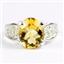 Citrine, 925 Sterling Silver Ladies Ring, SR369