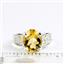 Citrine, 925 Sterling Silver Ladies Ring, SR369