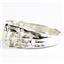 925 Sterling Silver Men's Nugget Ring, Mercury Mist Topaz, SR197