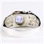 925 Sterling Silver Men's Nugget Ring, Mercury Mist Topaz, SR197
