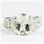 Green Amethyst (Prasiolite), 925 Sterling Silver Ladies Ring, SR369