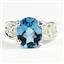 London Blue Topaz, 925 Sterling Silver Ladies Ring, SR369