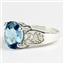 London Blue Topaz, 925 Sterling Silver Ladies Ring, SR369