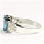 London Blue Topaz, 925 Sterling Silver Ladies Ring, SR369
