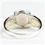 Created White Opal, 925 Sterling Silver Ladies Ring, SR369